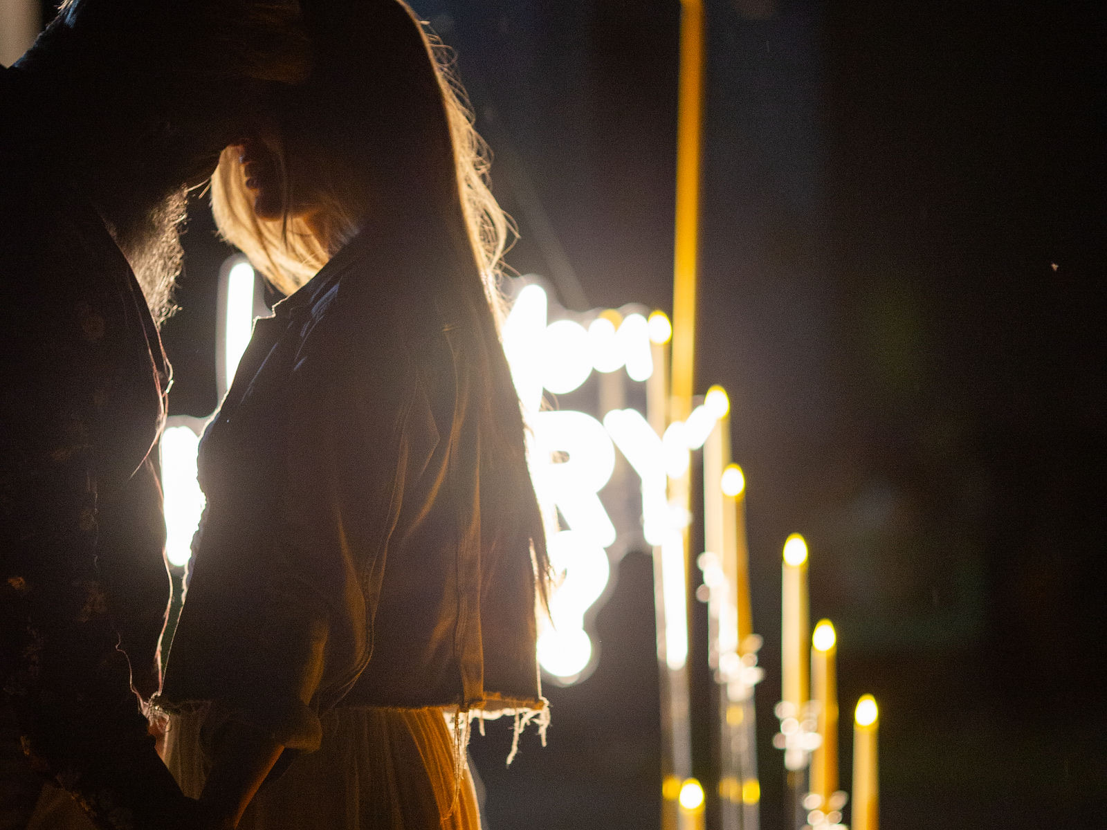 Luminous Bloom candlelight moment